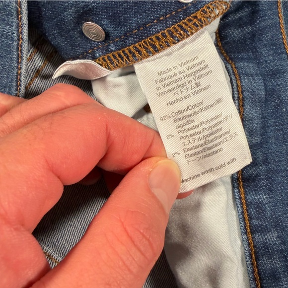 J. Crew Women's Ankle‎ Cropped Blue Jeans with Button Fly Size 26 - Picture 4 of 12